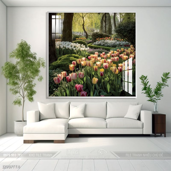 Tranh phong thủy sơn thủy hữu tình