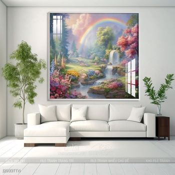 Tranh phong thủy sơn thủy hữu tình
