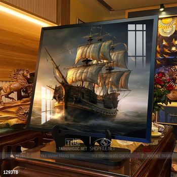 Tranh thuận buồm xuôi gió đẹp ấn tượng