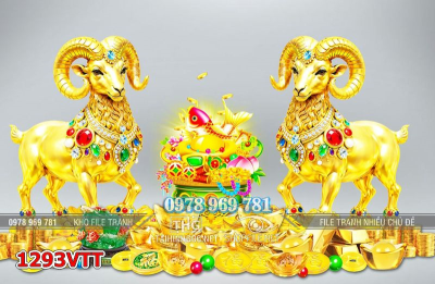 File 2 con dê vàng tài lộc chúc mừng năm mới 1293VTT