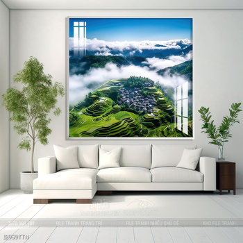 Tranh treo phòng khách theo phong thủy