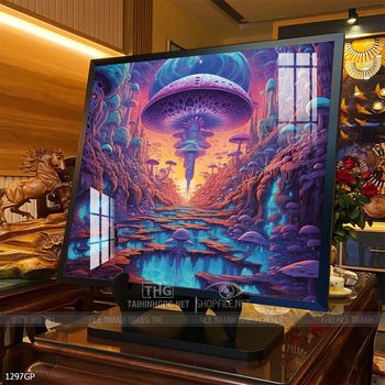 Tranh 3D phi hành gia vũ trụ