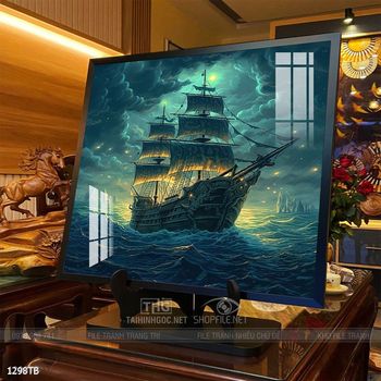 Tranh thuyền buồm và cảnh biển