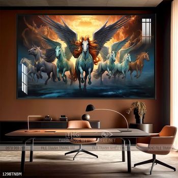 Tranh ngựa bát mã truy phong