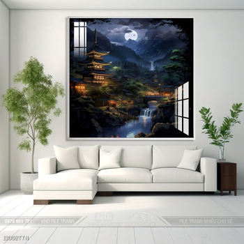 Tranh treo phòng khách theo phong thủy