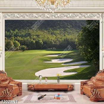 Tranh file psd sân golf