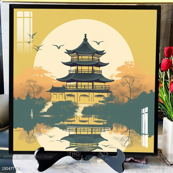 Tranh phong thủy nước non tuyệt đẹp