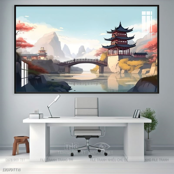 Tranh phong thủy treo trang trí phòng khách