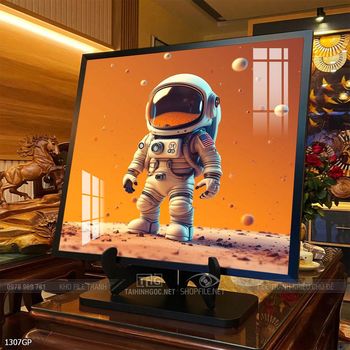 Tranh nghệ thuật phi hành gia treo tường