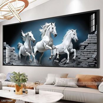 Tranh ngựa bát mã truy phong