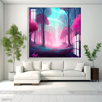 Tranh phong thủy nghệ thuật decor