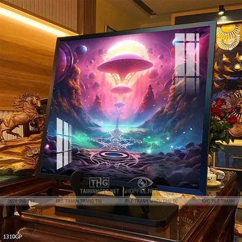 Tranh 3D phi hành gia vũ trụ