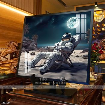 Tranh treo tường phi hành gia vũ trụ