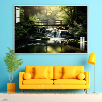 Tranh phong thủy sơn thủy hữu tình