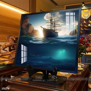 Tranh thuận buồm xuôi gió treo tường đẹp