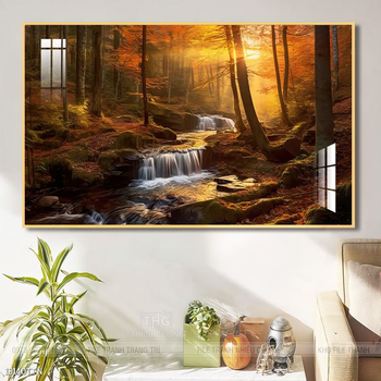 Tranh phong thủy sơn thủy hữu tình