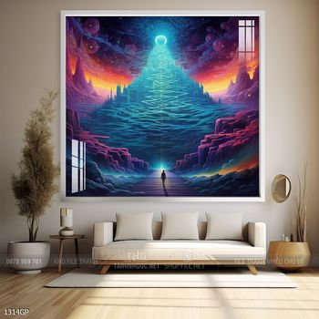 Tranh phi hành gia đẹp