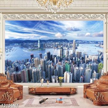 Tranh thành phố phát triển 13156NT