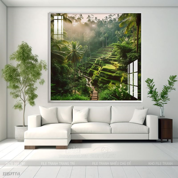 Tranh treo phòng khách theo phong thủy