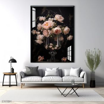 Mẫu tranh bình hoa treo tường đẹp nhất