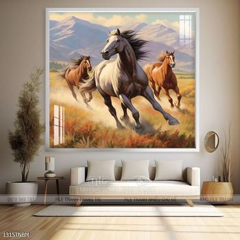 Tranh ngựa mã đáo thành công