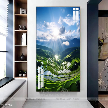 Tranh phong thủy sơn thủy đẹp