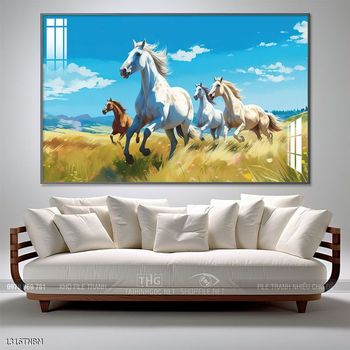 Tranh ngựa bát mã truy phong