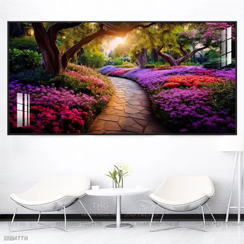 Tranh phong thủy phong cảnh thác nước thiên nhiên