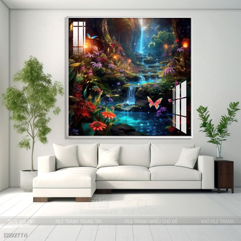 Tranh treo phòng khách theo phong thủy