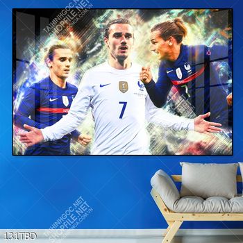 Tranh cầu thủ Griezmann Antoine đội tuyển Pháp