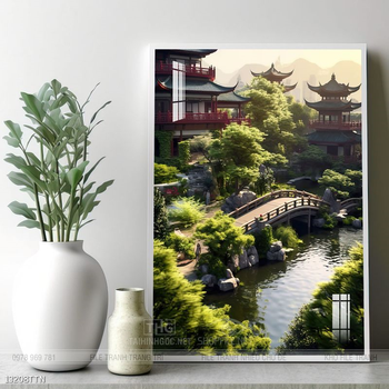 Tranh phong thủy treo trang trí phòng khách