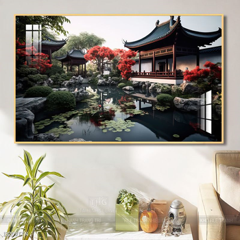 Tranh treo phòng khách theo phong thủy