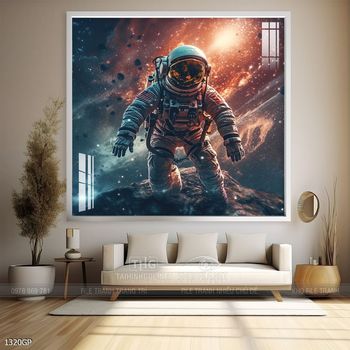 Tranh treo tường phi hành gia vũ trụ