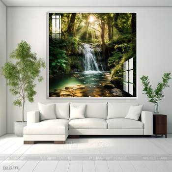 Tranh phong thủy sơn thủy đẹp