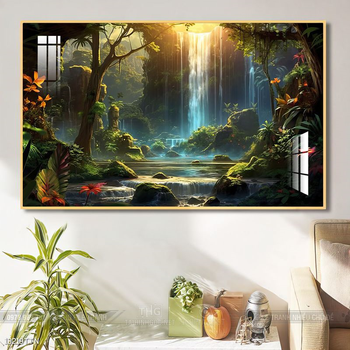 Tranh phong thủy nước non tuyệt đẹp