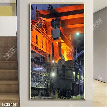 Tranh bên trong nhà máy sản xuất