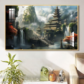 Tranh phong thủy sơn thủy hữu tình