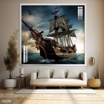 Tranh thuận buồm xuôi gió treo tường đẹp