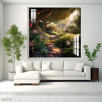 Tranh phong thủy sơn thủy đẹp