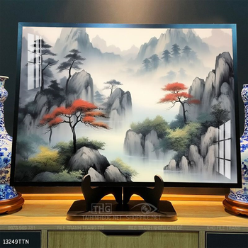 Tranh phong thủy phong cảnh thác nước thiên nhiên