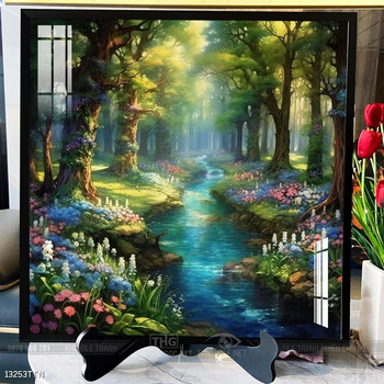 Tranh phong thủy sơn thủy hữu tình