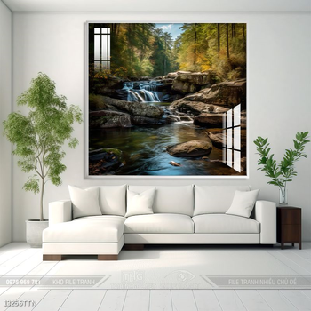 Tranh phong thủy treo trang trí phòng khách