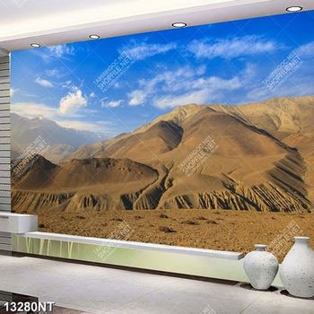 Tranh đồi núi hoang vu