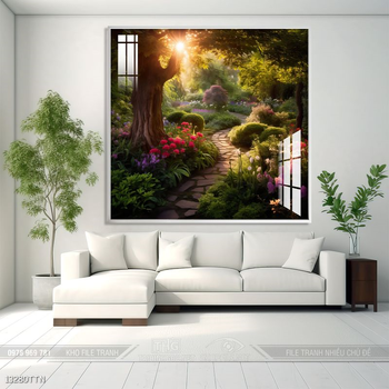 Tranh phong thủy sơn thủy đẹp