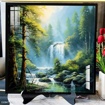 Tranh phong thủy nước non tuyệt đẹp