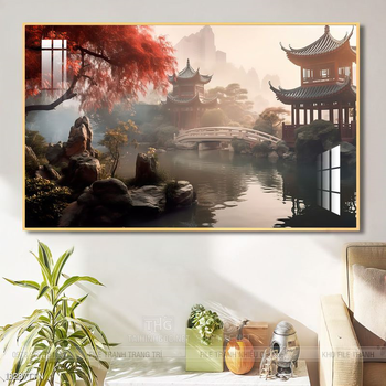 Tranh treo phòng khách theo phong thủy