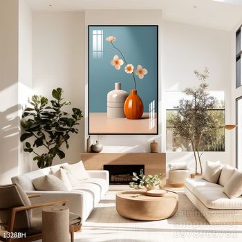 Mẫu tranh bình hoa đẹp hiện đại trang trí tường nhà