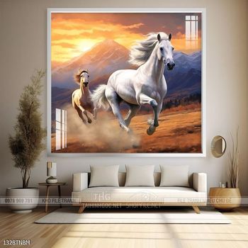 Tranh ngựa treo tường