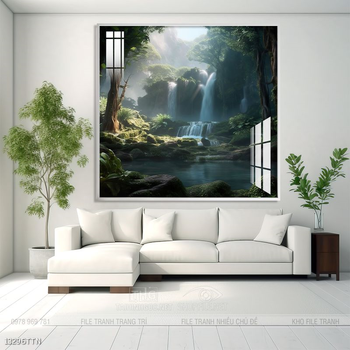 Tranh phong thủy sơn thủy hữu tình