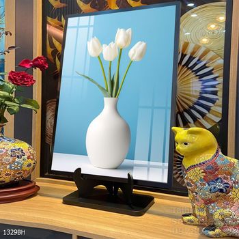 Tranh bình hoa nghệ thuật sang trọng